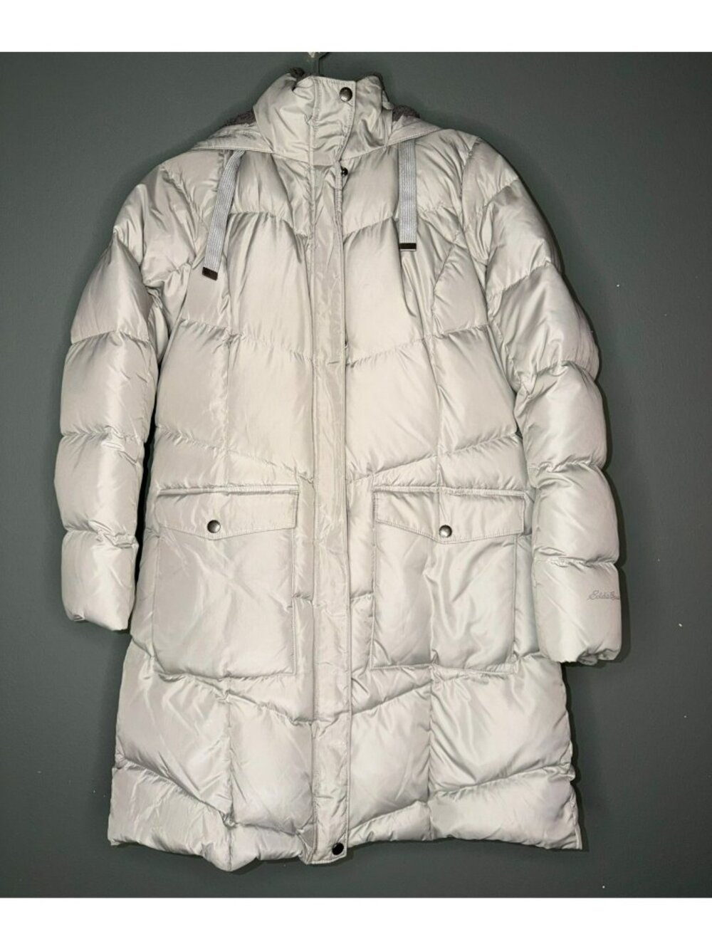 Eddie Bauer Jacket‎ Women's Large Gray Lodge Cascadian Down Parka